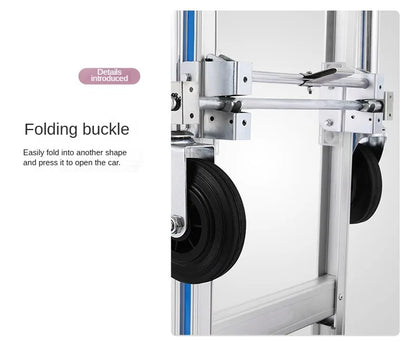 330 lb Folding Flatbed Hand Push Cart | NOVU CA