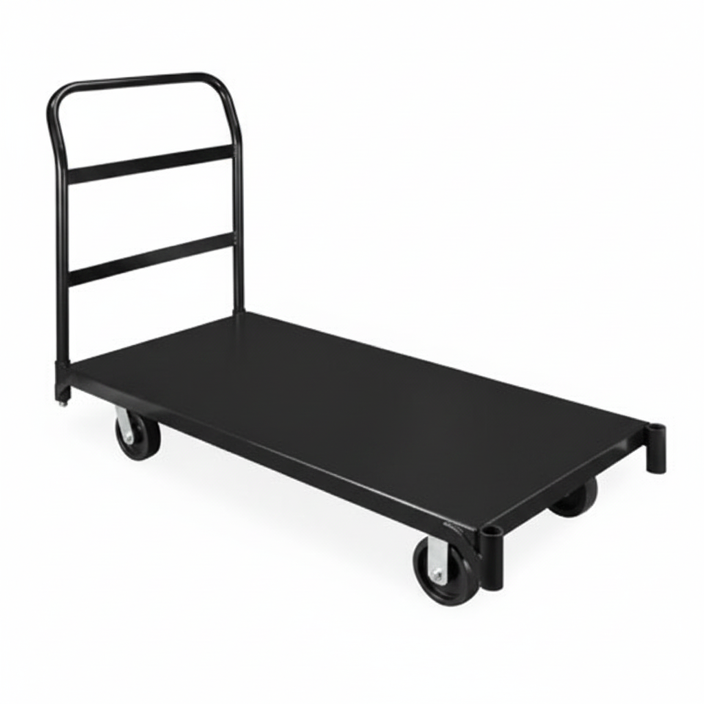 Black platform cart