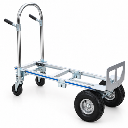 Clean high-resolution alternate angle of the hand truck