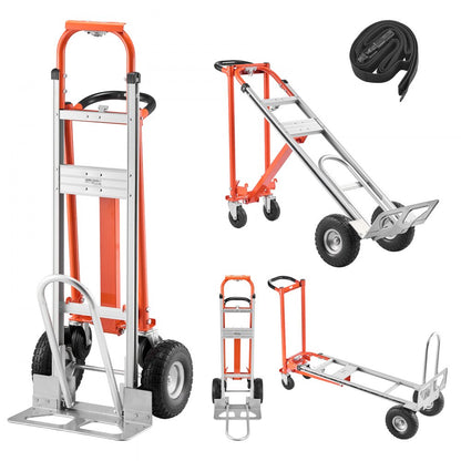 4-in-1 Aluminum Convertible Hand Truck, 1,000 lb | NOVU CA